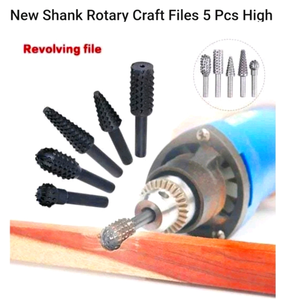 ✅ New 5 Pc Shank Rotary Craft Files Tips